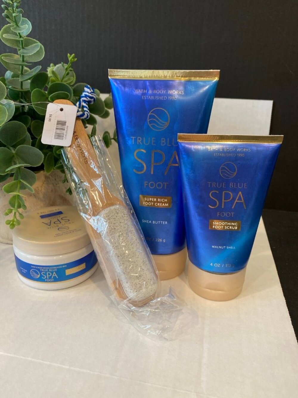 Bath & Body Works True Blue Spa Foot Care Bundle
